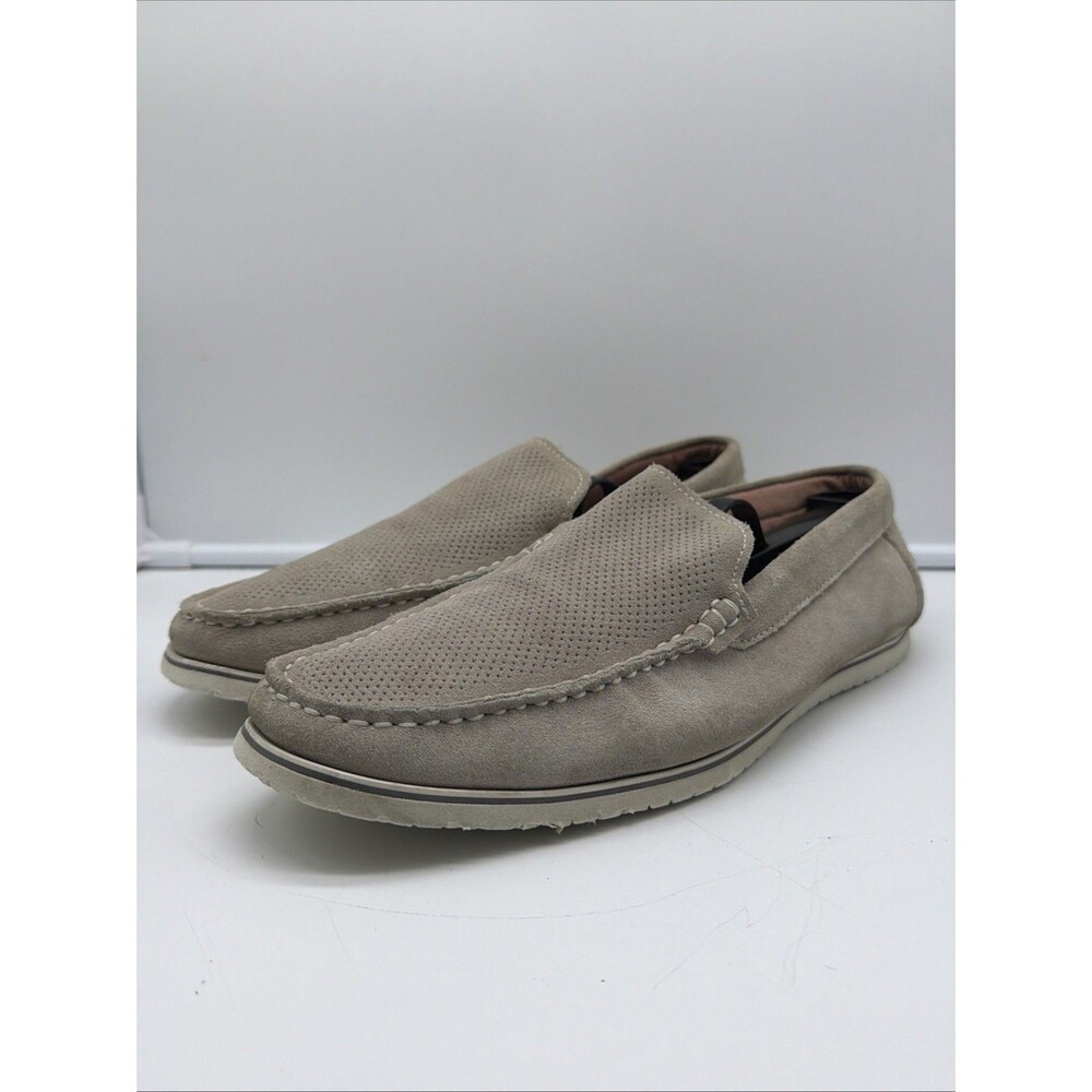 ALDO Men’s Suede Loafers Beige Slip On Driving Shoes Size 9 US